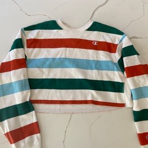 Striped Champion Sweatshirt